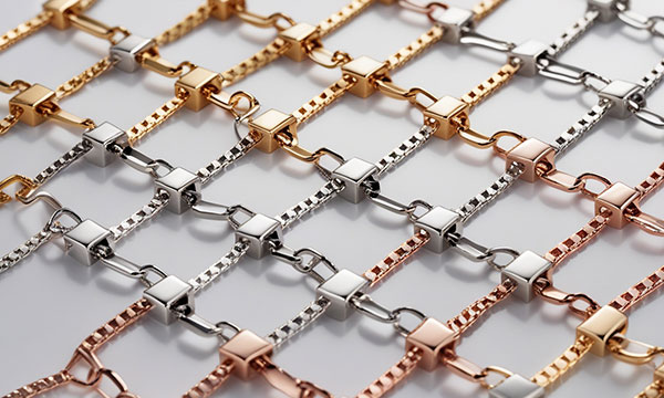 Necklace chains and pendant components for jewelry making