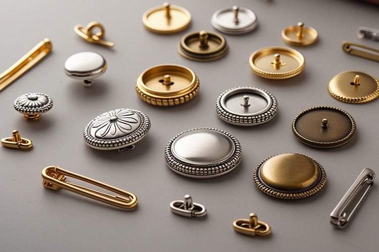 Pin backs and brooch components for accessory production