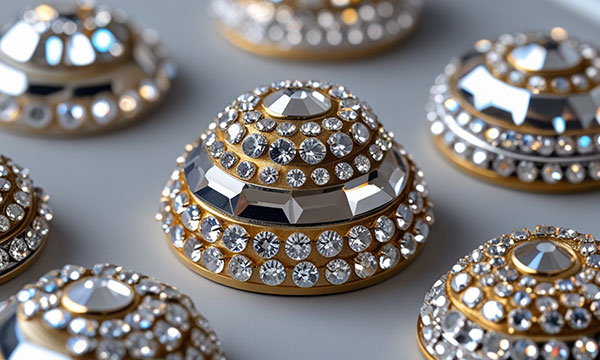 Sequins spangles and hotfix rhinestones for fashion decoration
