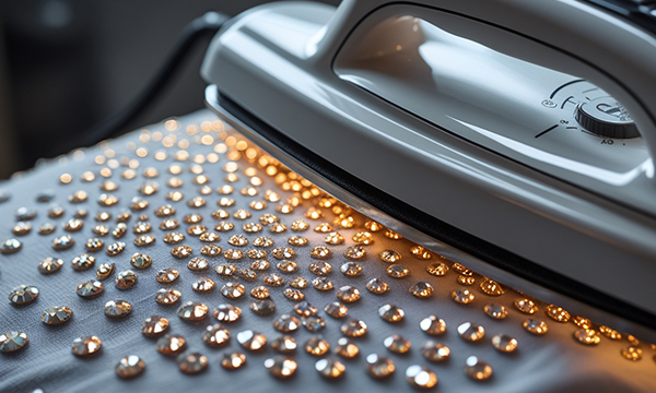 Sequins spangles and hotfix rhinestones for fashion decoration