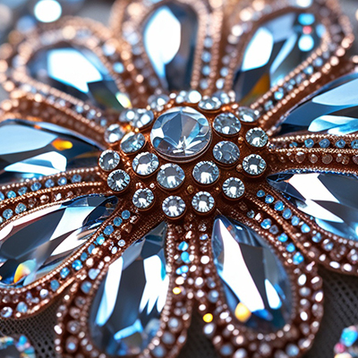 Sequins spangles and hotfix rhinestones for fashion decoration
