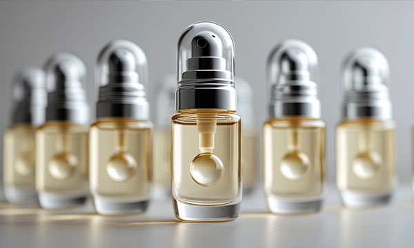 Glass bottles metal caps and luxury cosmetic containers wholesale