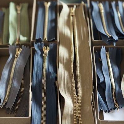 GRS certified recycled zippers and eco-friendly closures