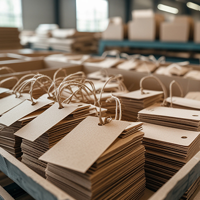 FSC certified organic labels and hang tags for sustainable brands