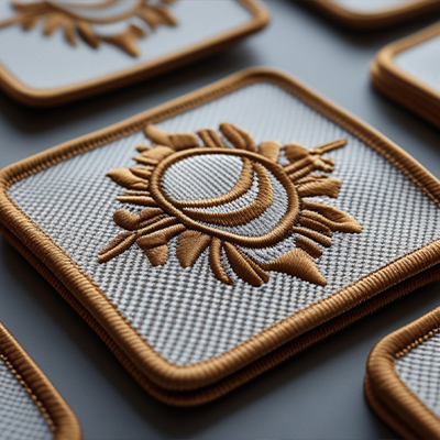 Brand patches and wappen for apparel and accessories
