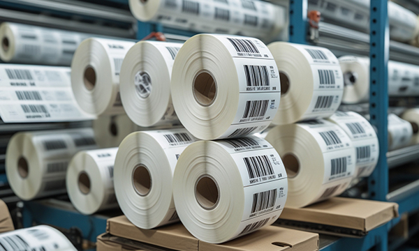 Stickers and barcode labels for product and retail packaging