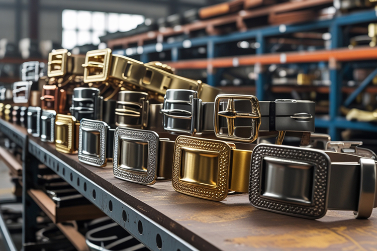 Pin roller and square buckles metal hardware wholesale
