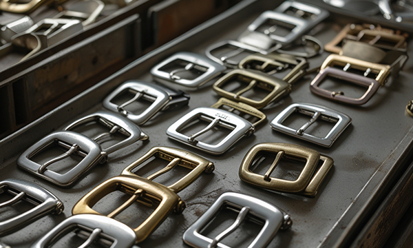 Pin roller and square buckles metal hardware wholesale