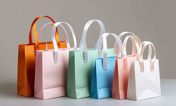 Paper and non-woven shopping bags custom brand packaging